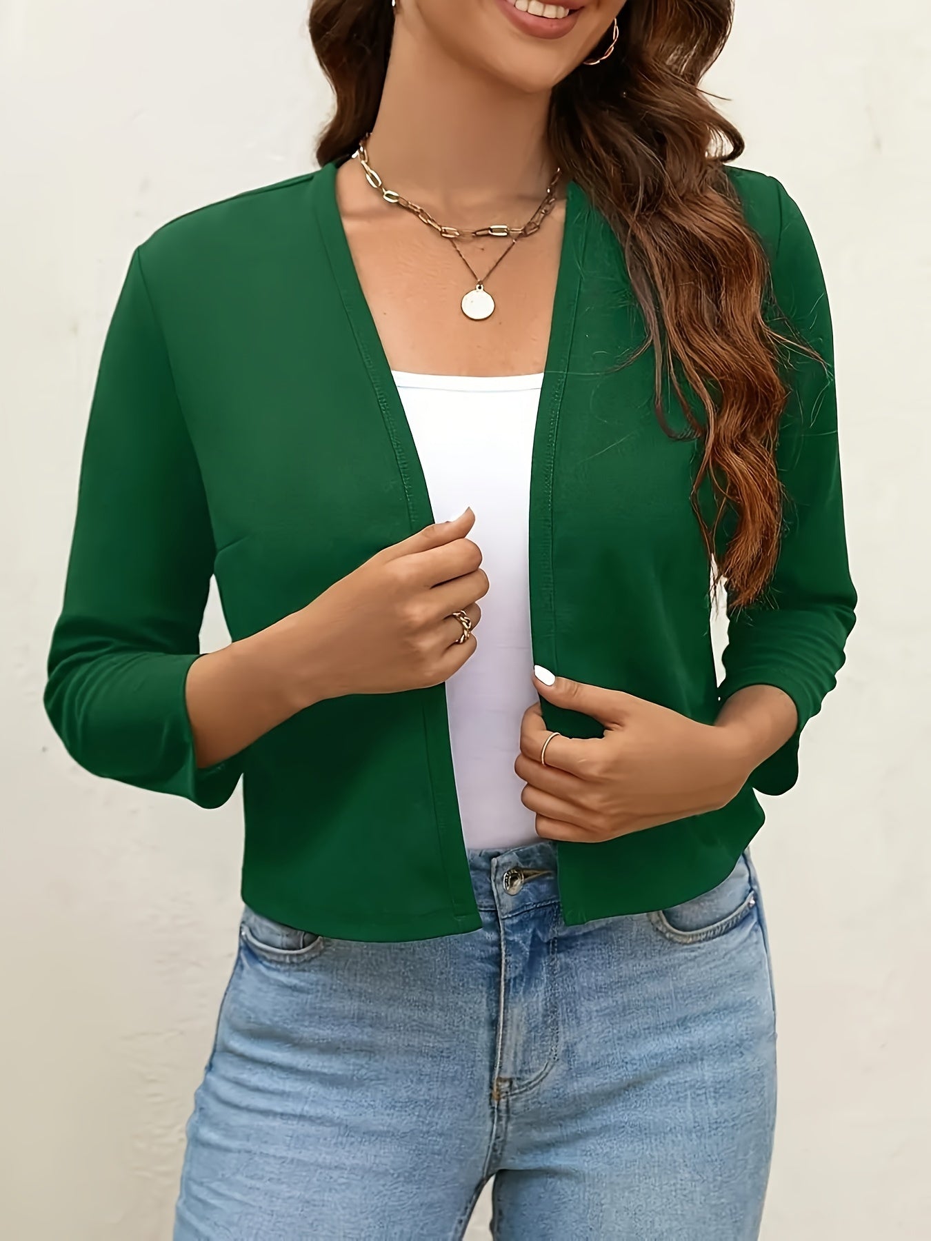 Open Front Cardigan Blazer