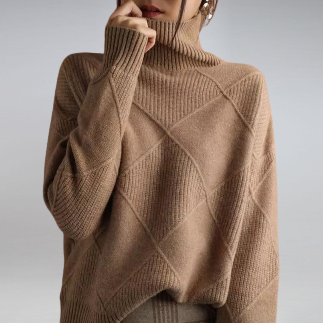 Diamond Knit Pullover