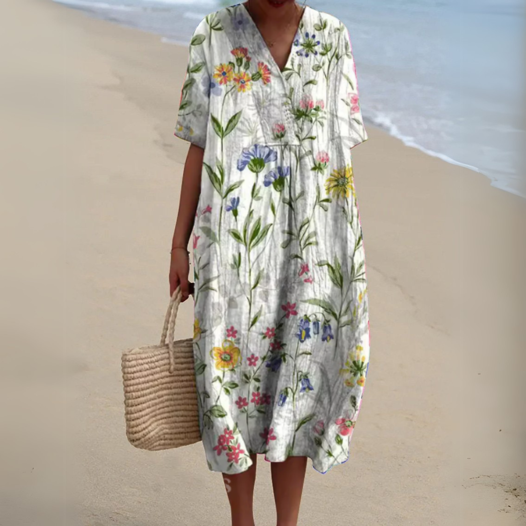 Elegant Floral Dress