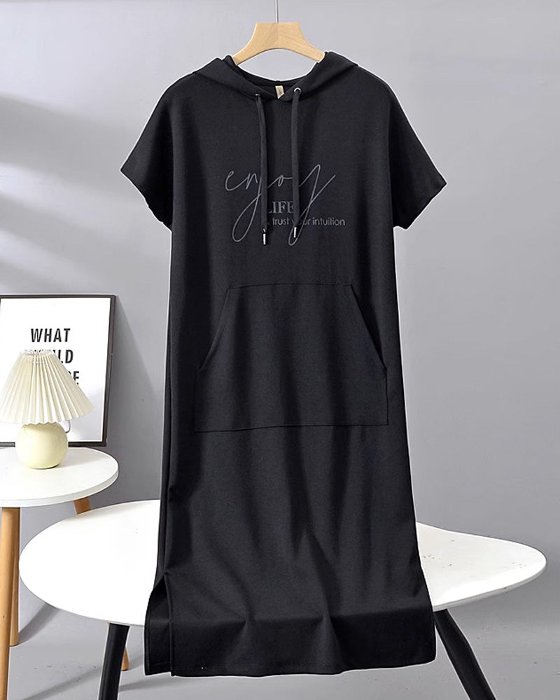 Casual Hoodie Dress