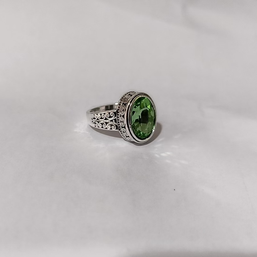 Pandora – Vintage Olive Crystal Ring