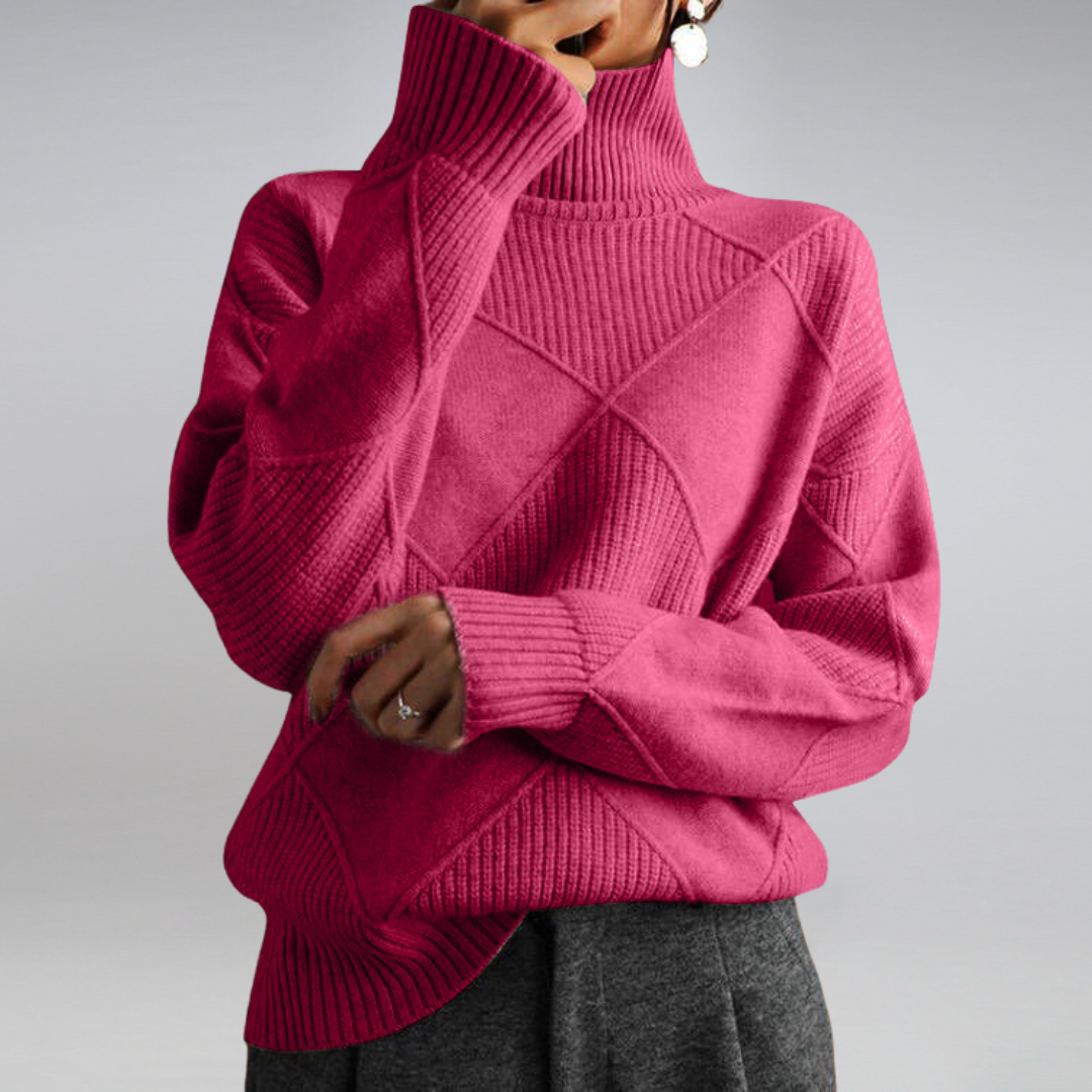 Diamond Knit Pullover