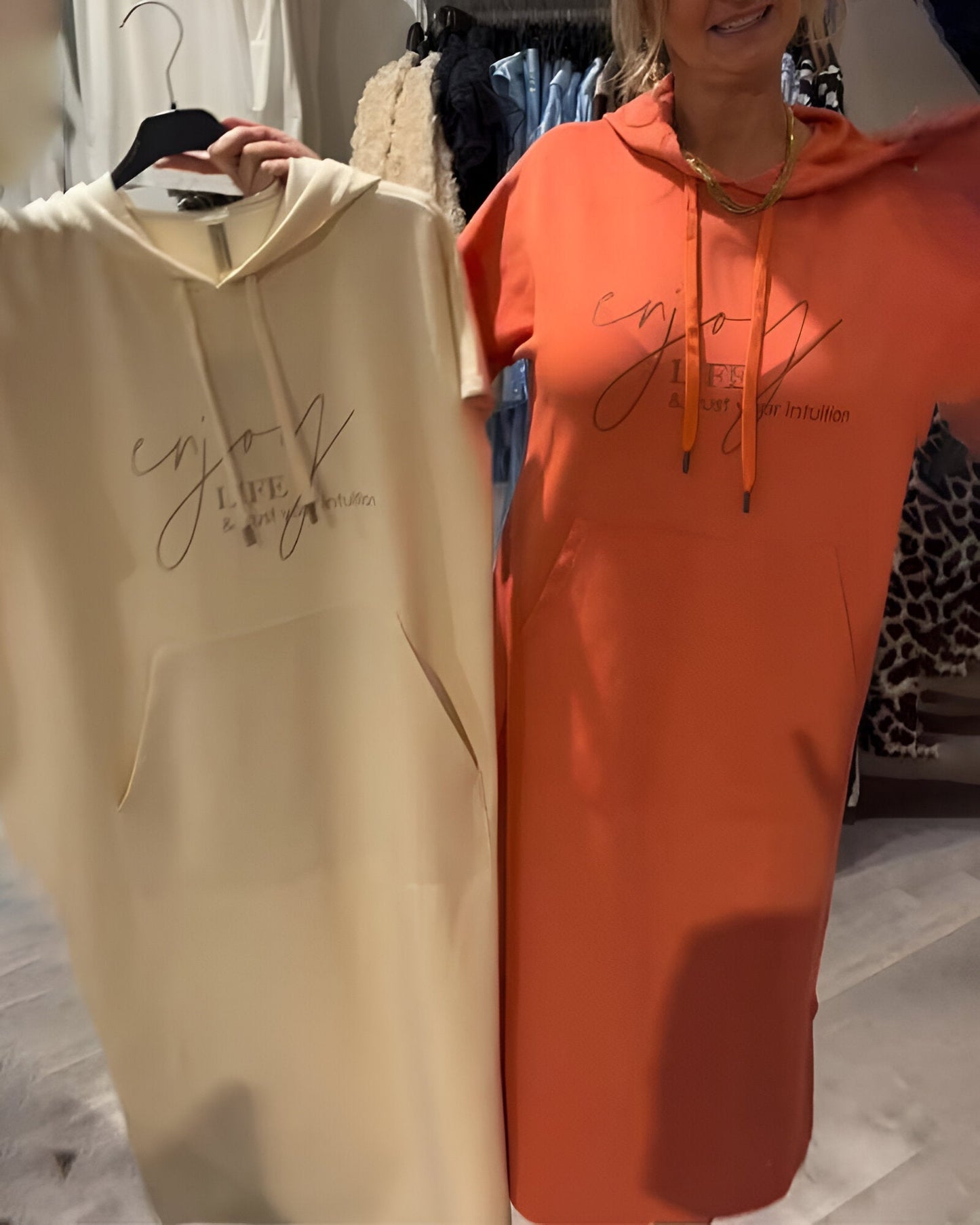 Casual Hoodie Dress