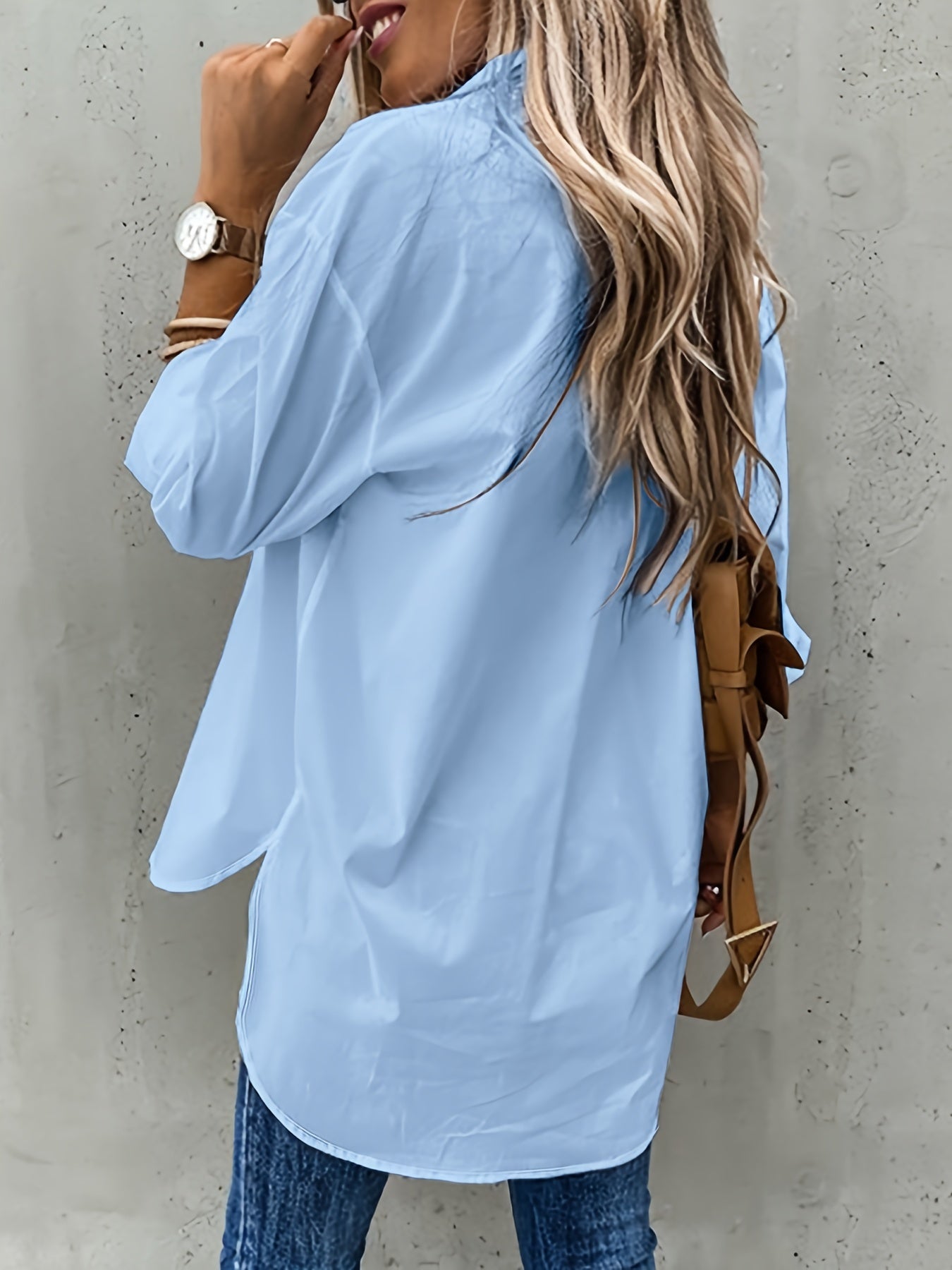 Button Front Office Shirt