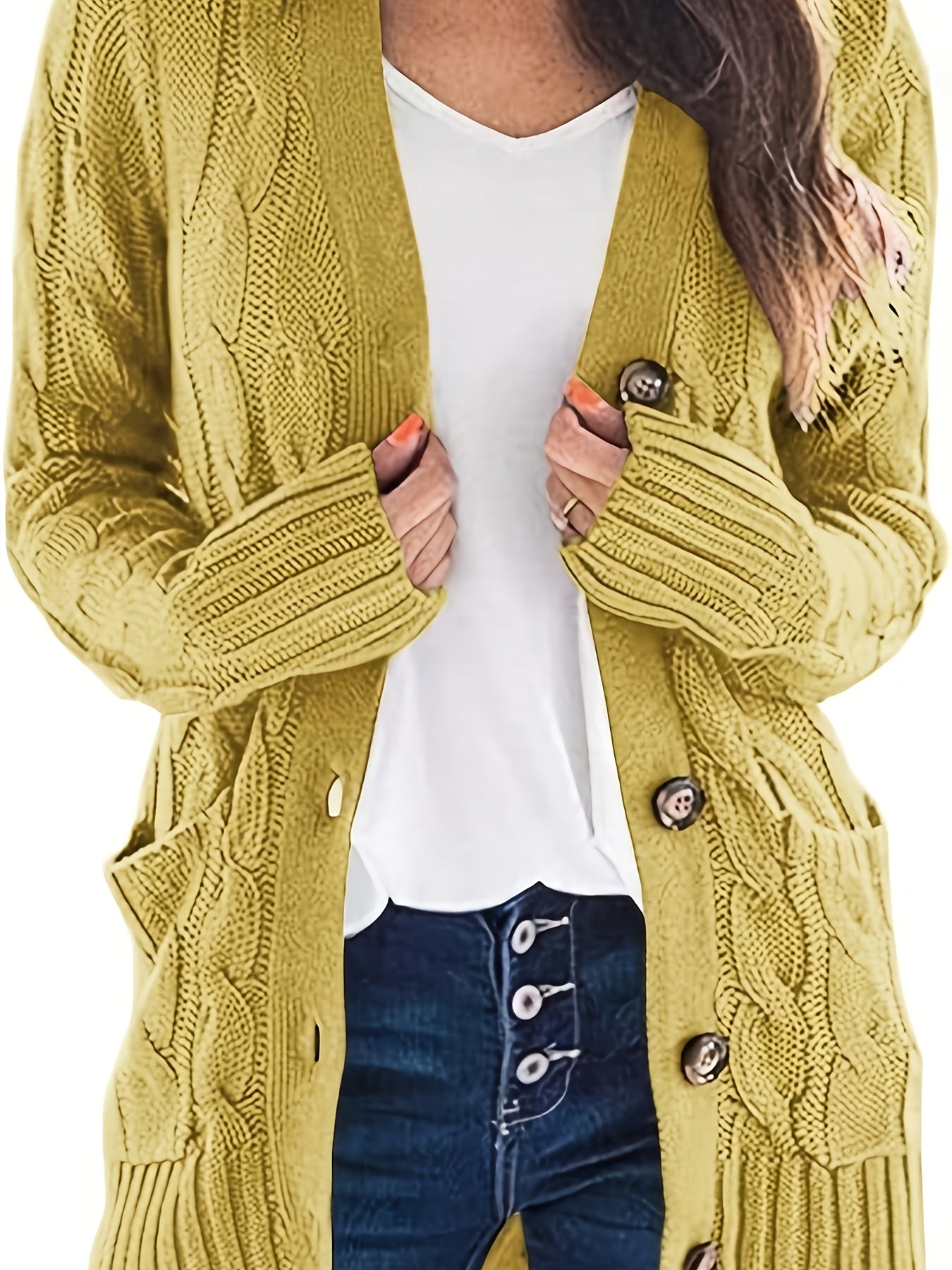 Vintage Cable Stitch Cardigan