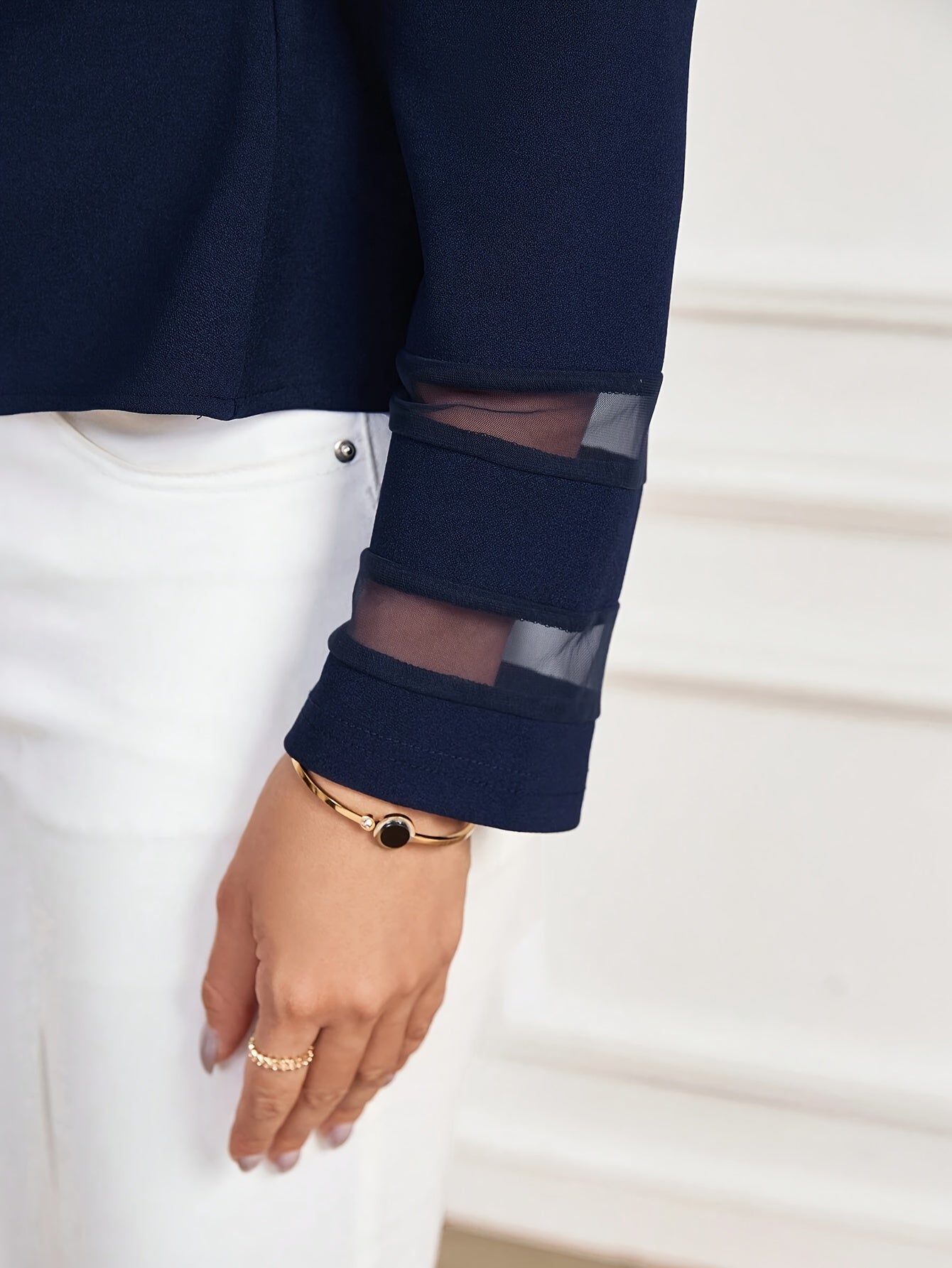 Stand Collar Blazer Jacket