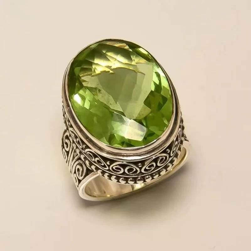 Pandora – Vintage Olive Crystal Ring
