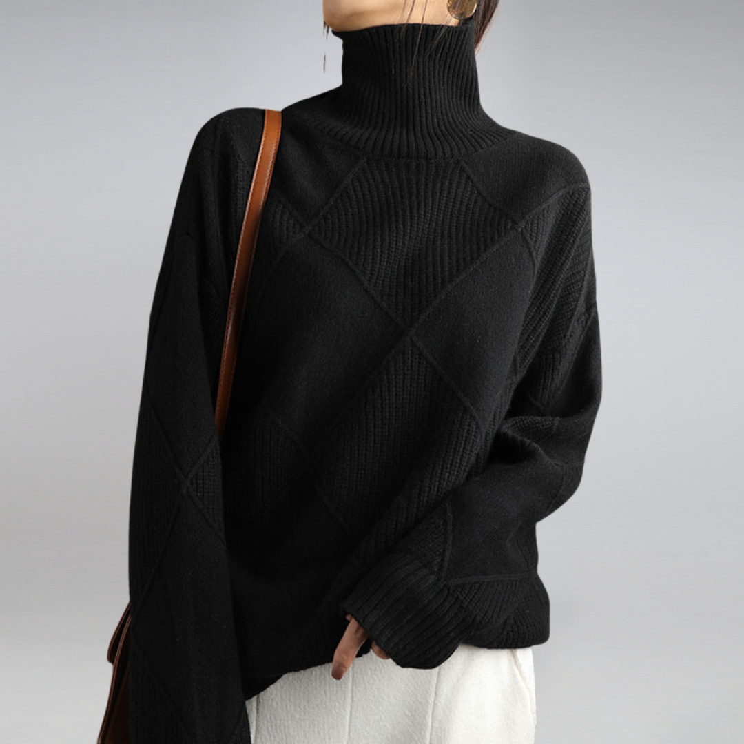 Diamond Knit Pullover
