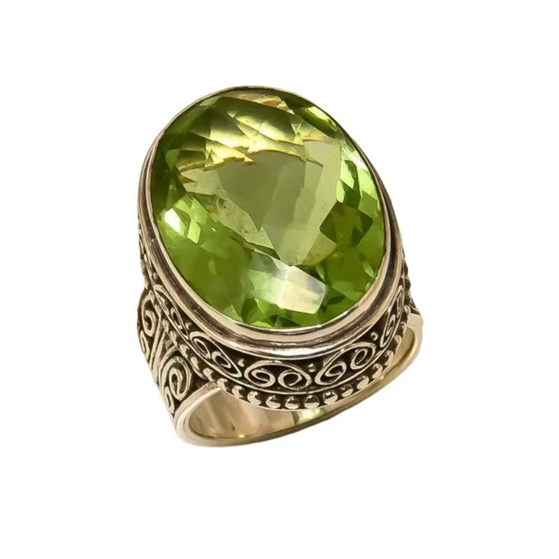Pandora – Vintage Olive Crystal Ring