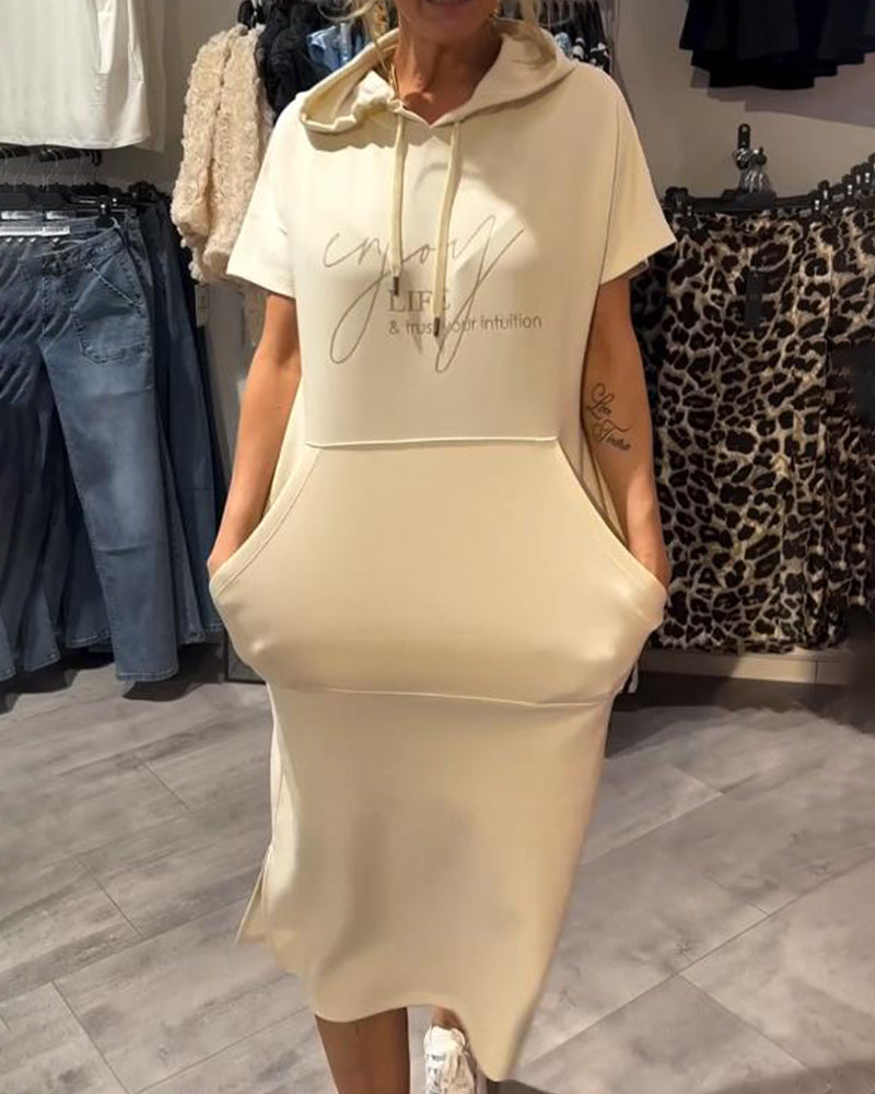 Casual Hoodie Dress