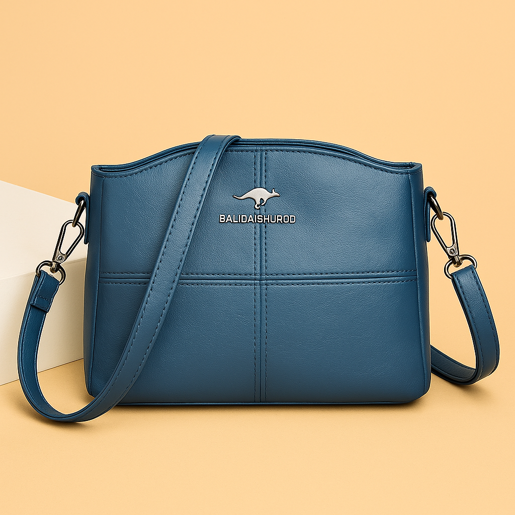 Compact Leather Handbag