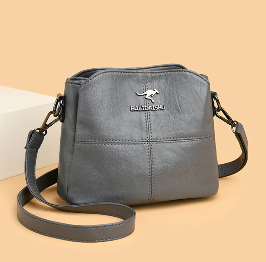 Compact Leather Handbag