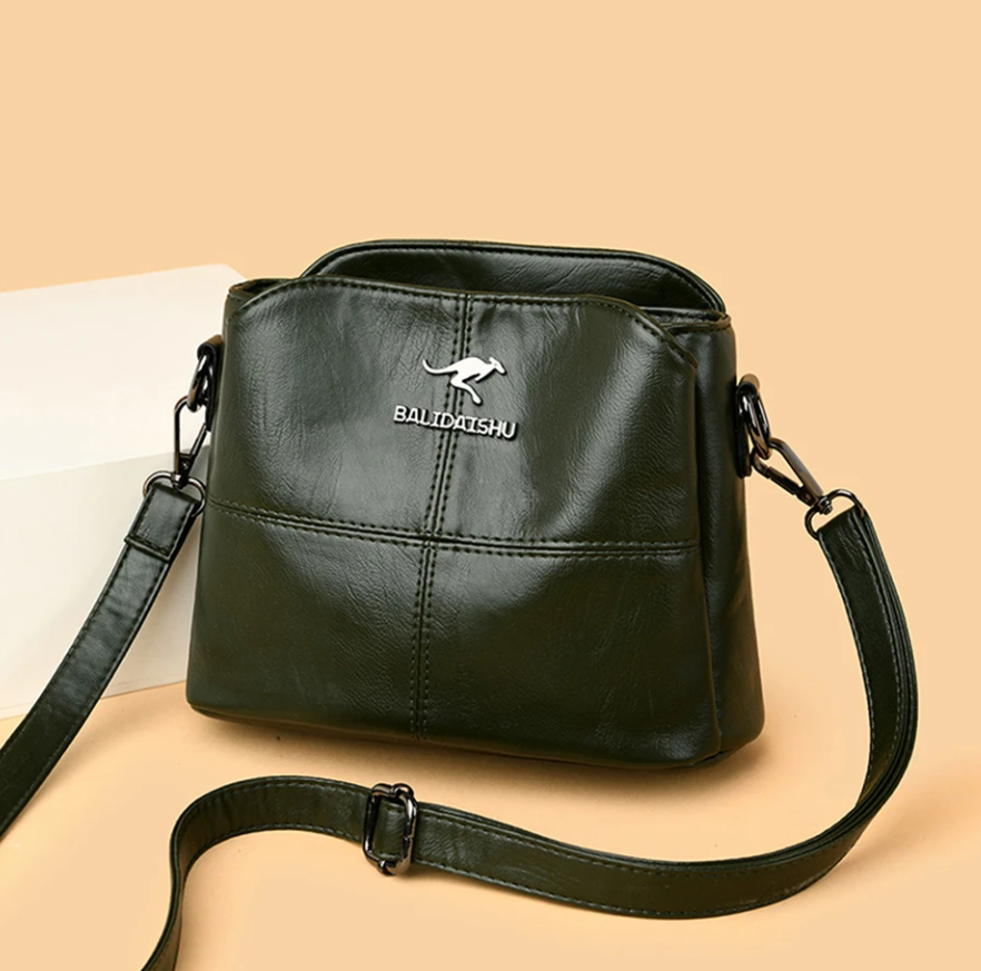 Compact Leather Handbag