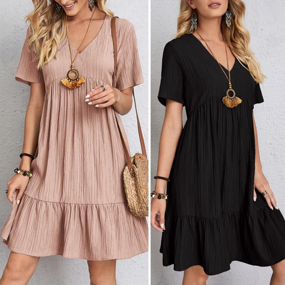 Elegant Dress with Belly Coverage