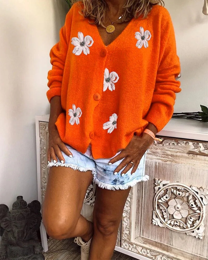 Spring Printed Sweater