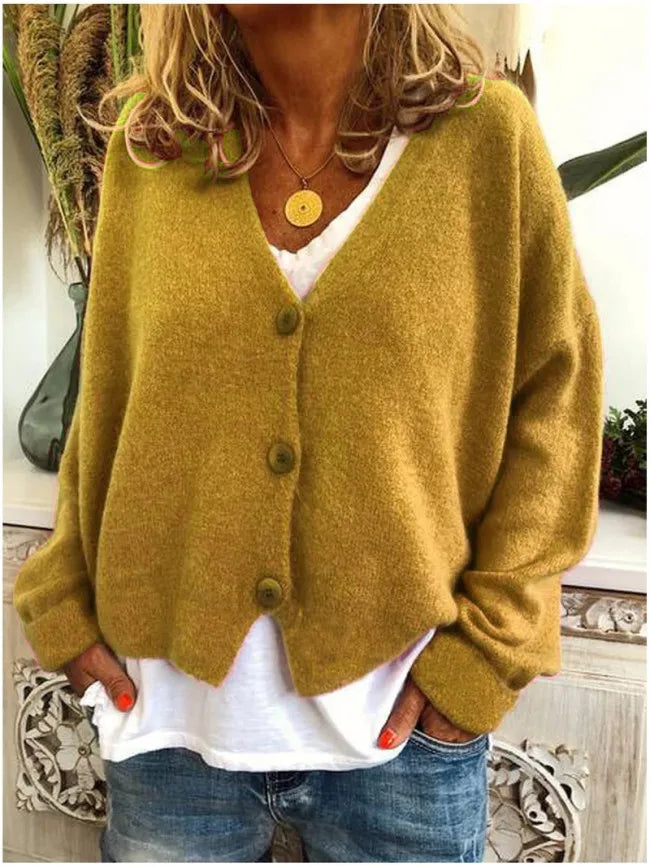 Spring Printed Knit Sweater