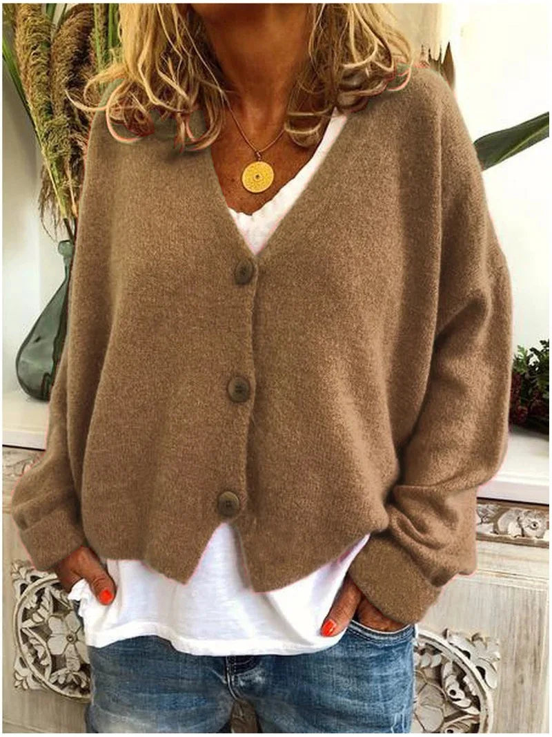 Spring Printed Knit Sweater