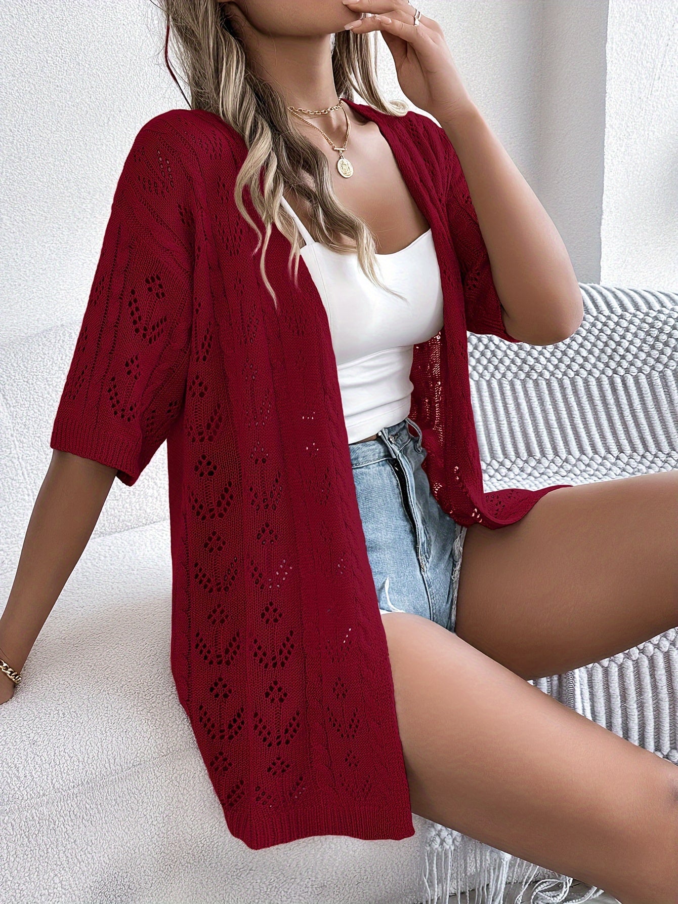 Lightweight Lace Cardigan