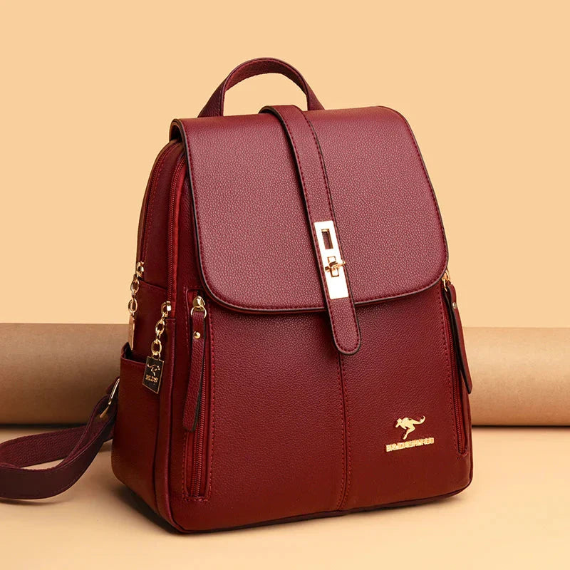 Vegan Leather Backpack