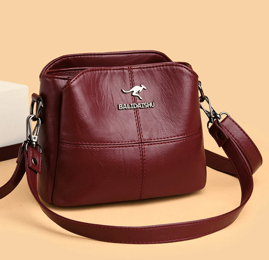 Compact Leather Handbag