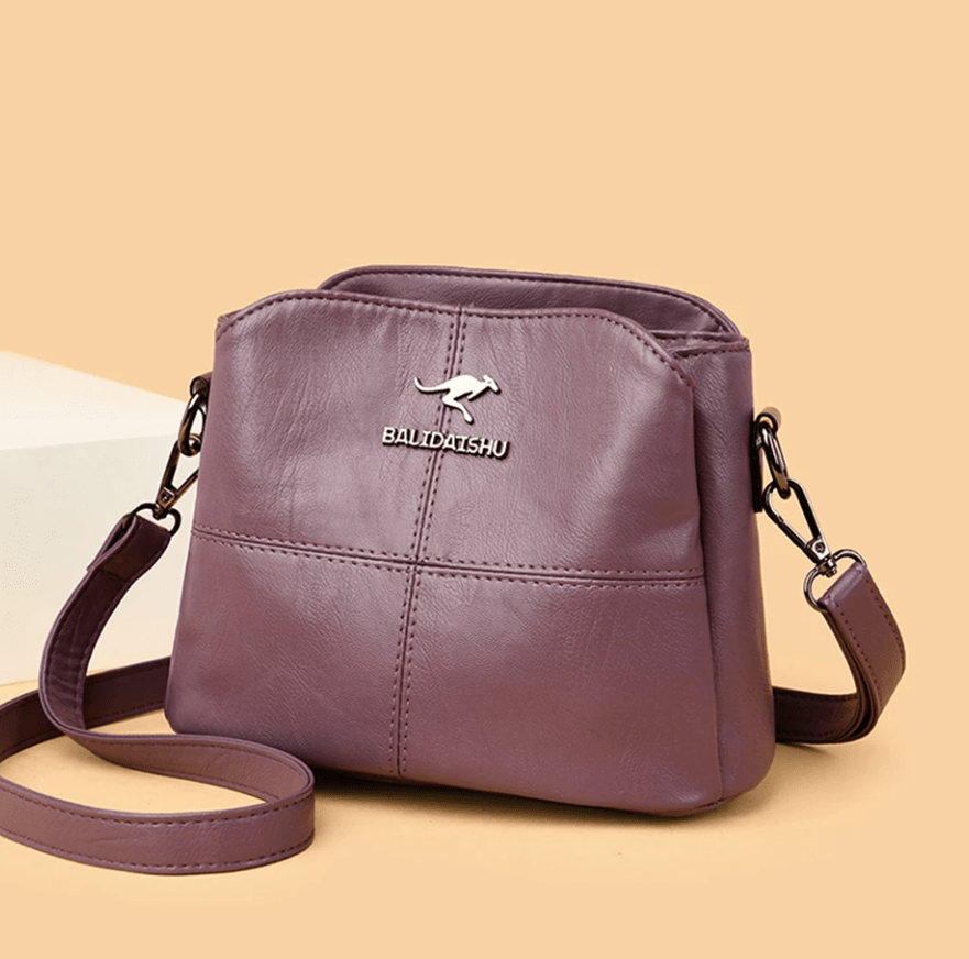 Compact Leather Handbag