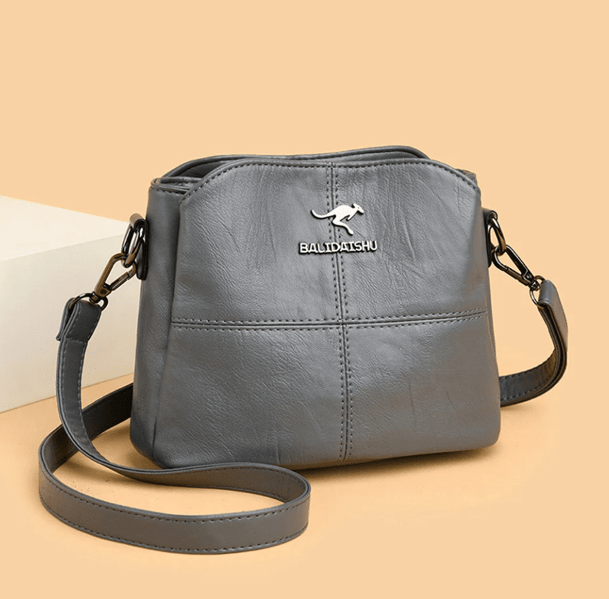 Compact Leather Handbag
