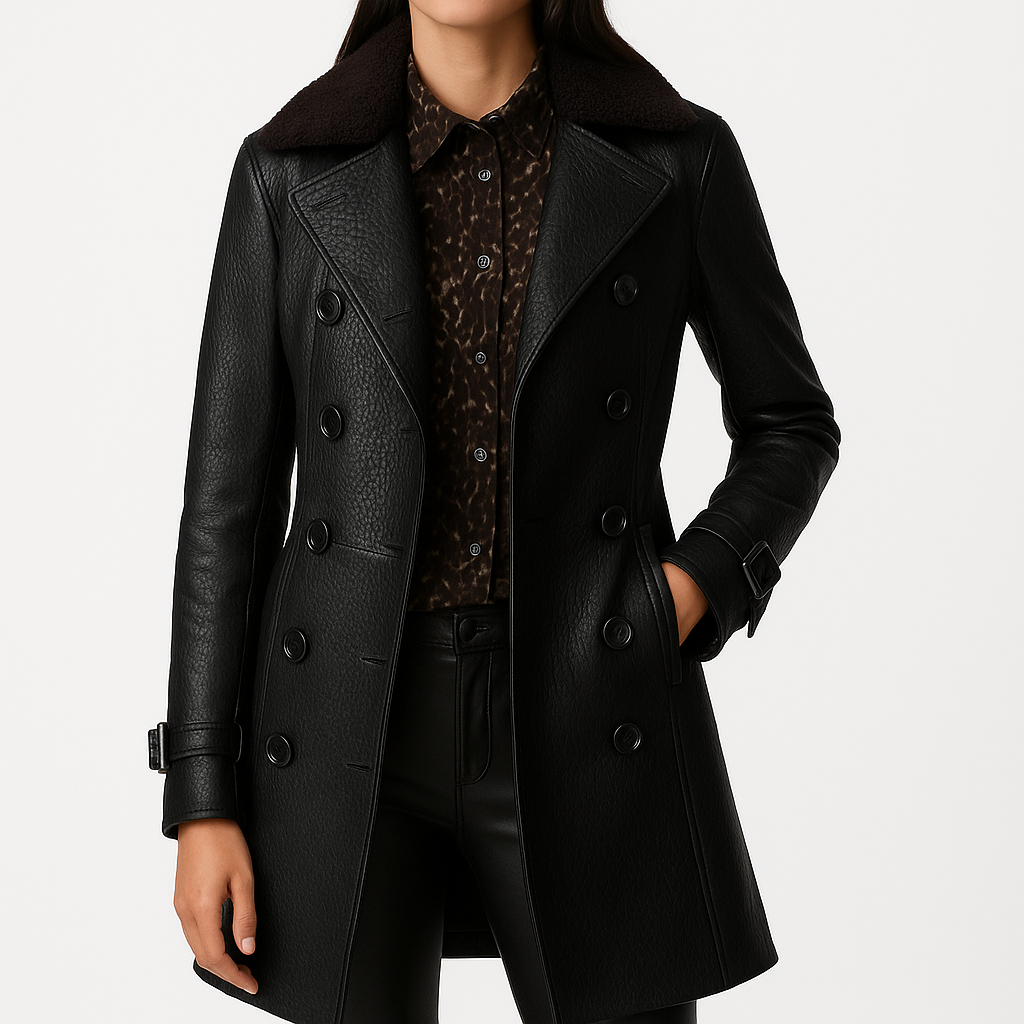 Leather Trench Coat