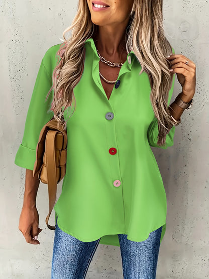 Elegant Button-Front Blouse