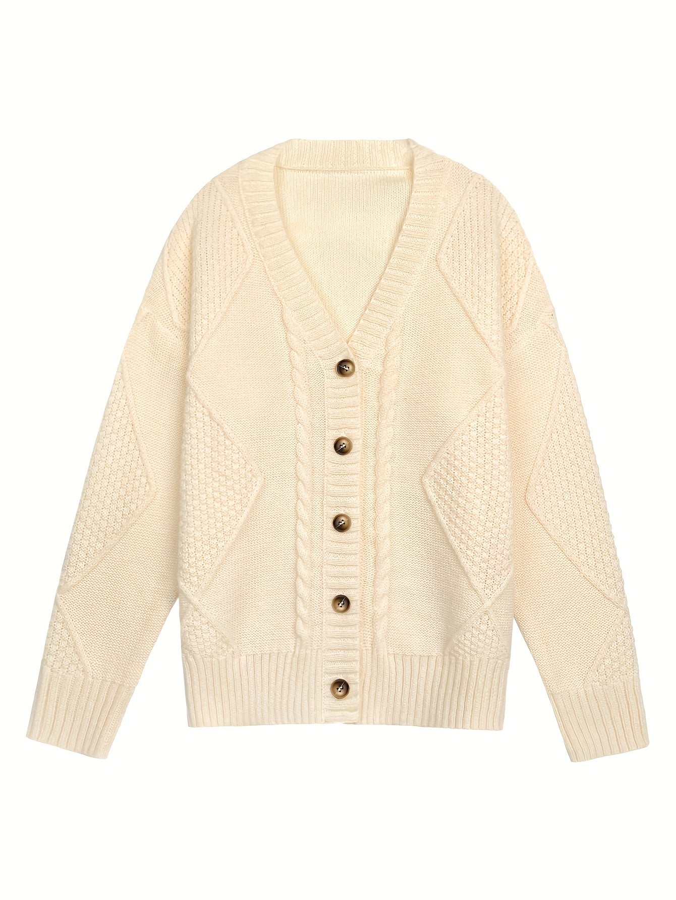 Essential V-Neck Knit Cardigan