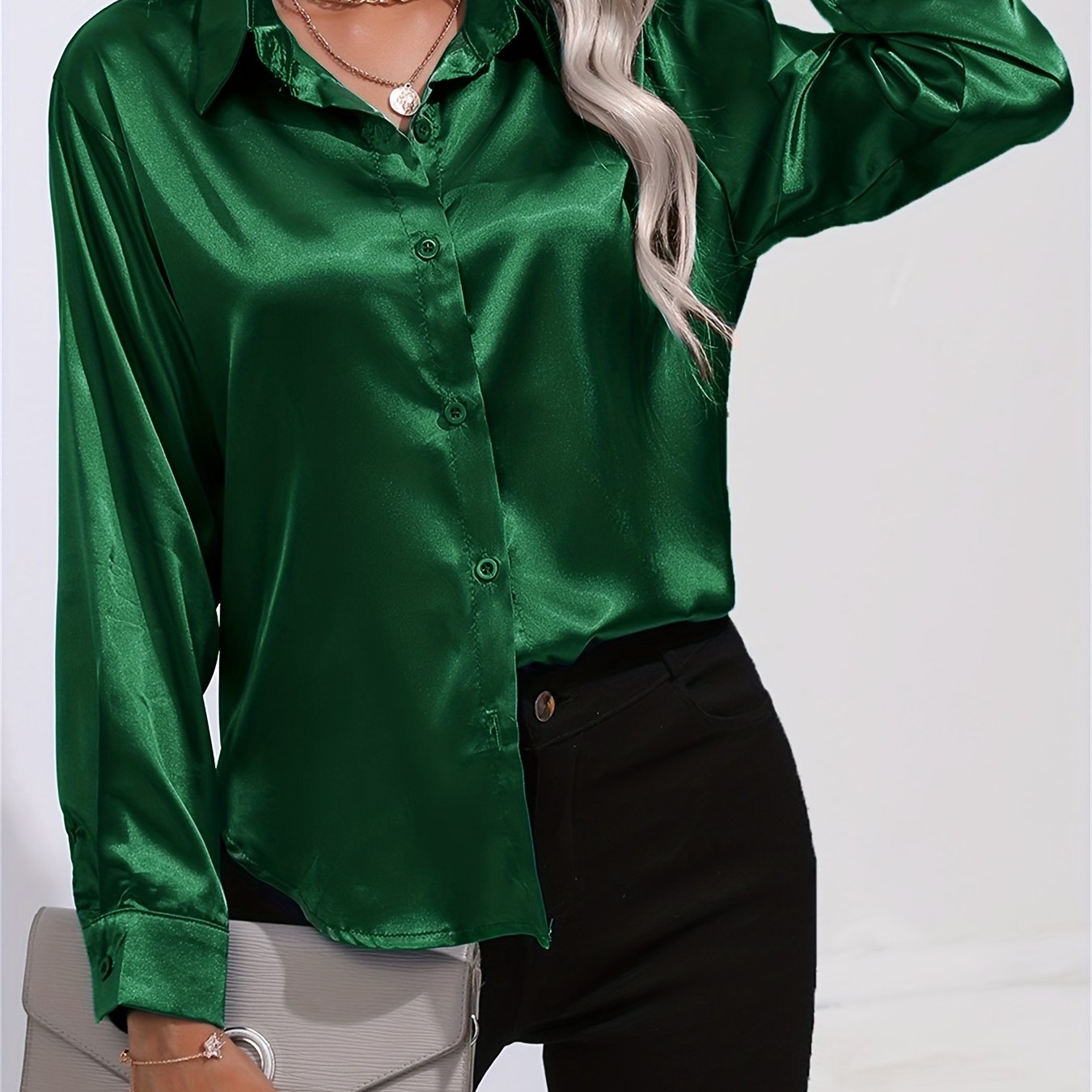 Long Sleeve Lapel Shirt