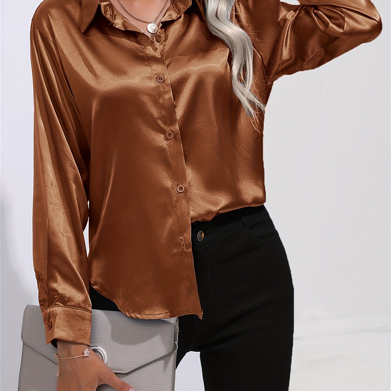 Long Sleeve Lapel Shirt