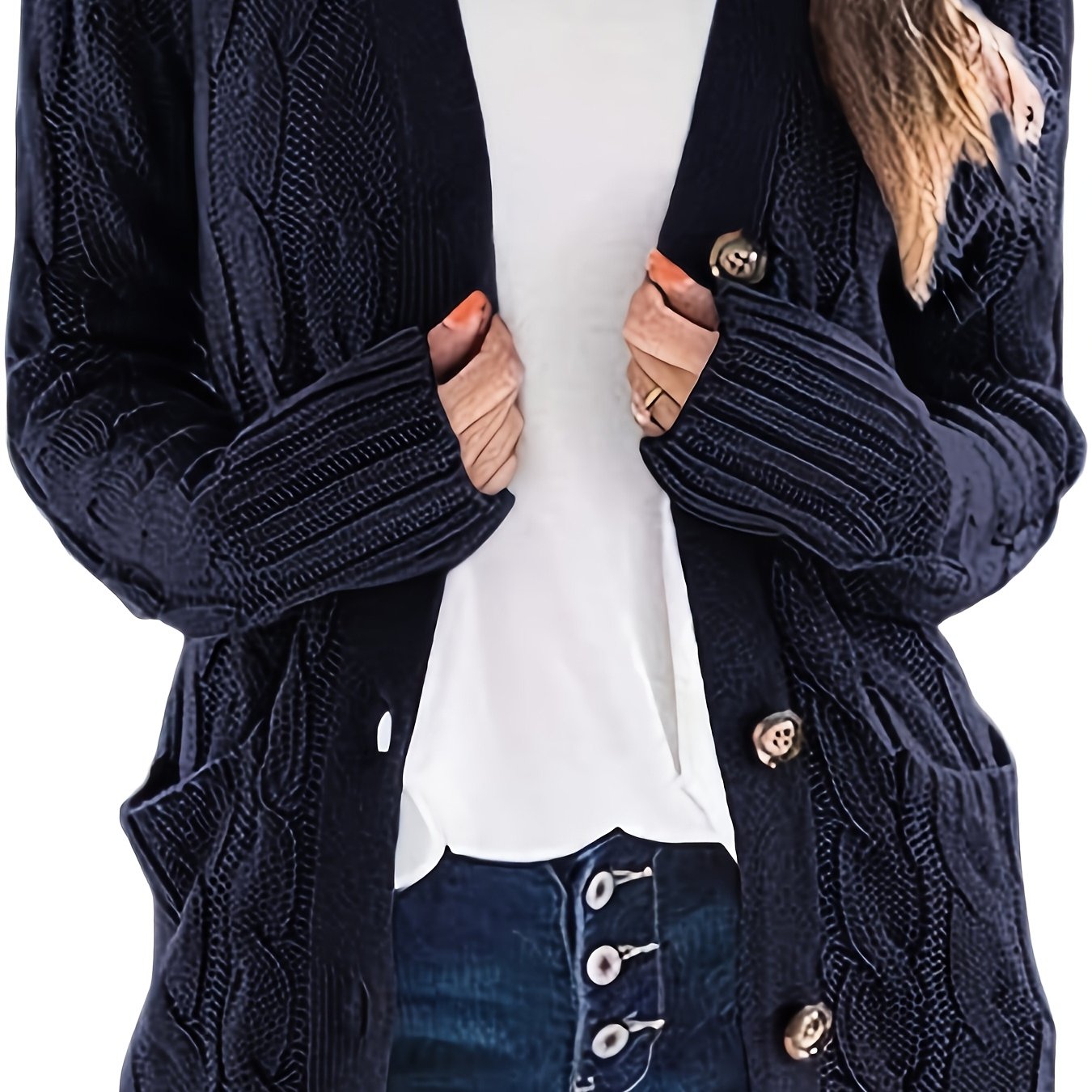 Vintage Cable Stitch Cardigan