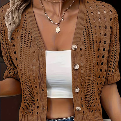 Short-Sleeve Cardigan