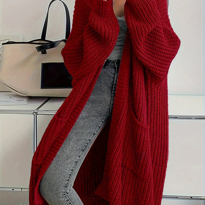 Long Open Front Cardigan