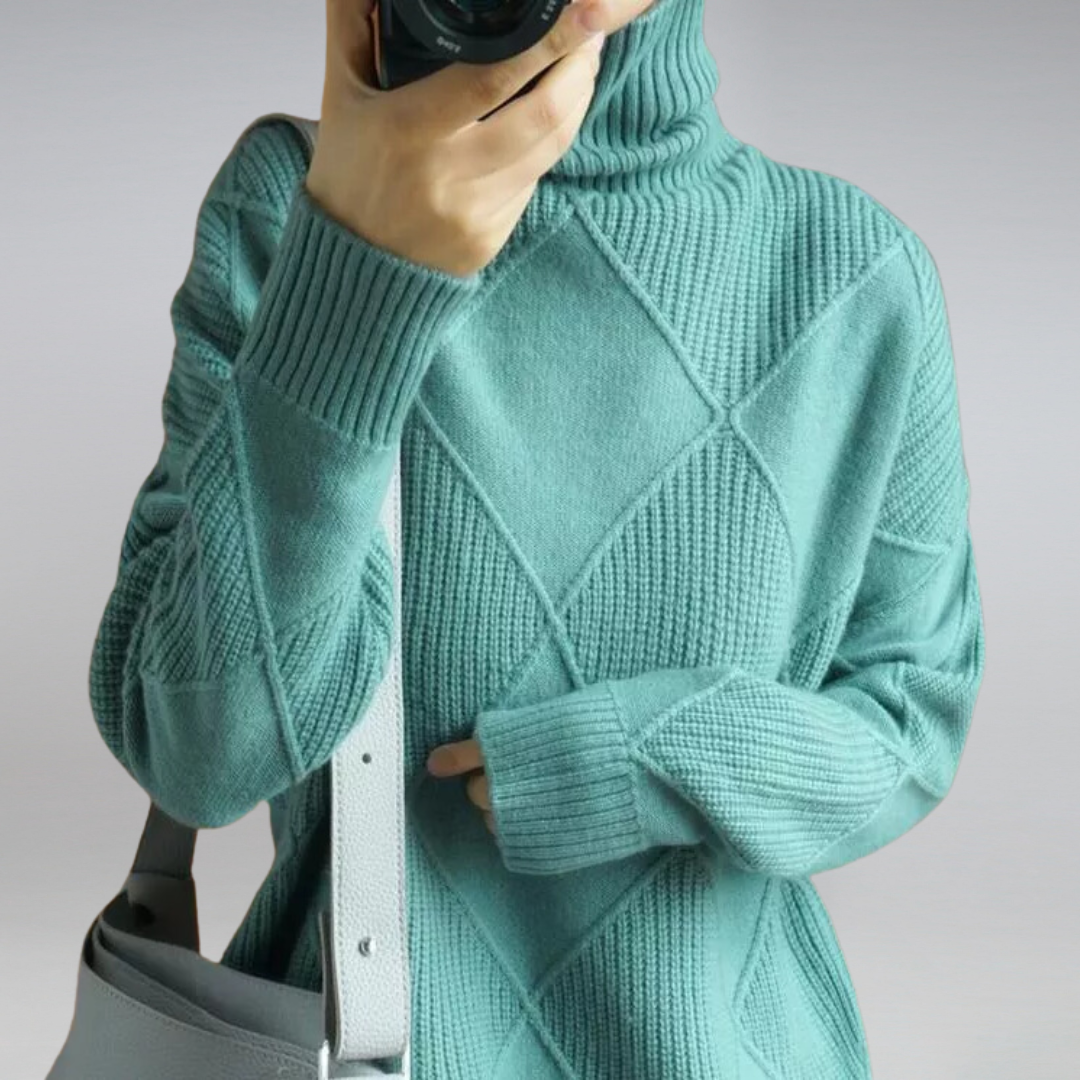 Diamond Knit Pullover