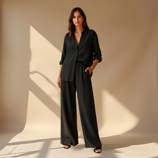 Minimalist Two-Piece Set – Shirt & Pants