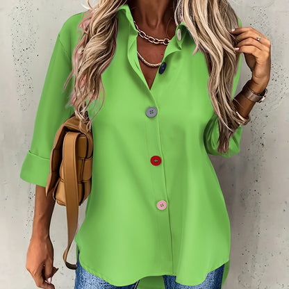 Elegant Button-Front Blouse