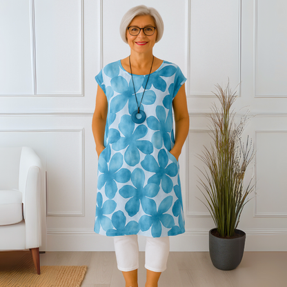 Elegant Round Neck Dress