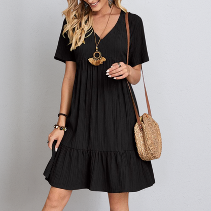 Elegant Dress with Belly Coverage