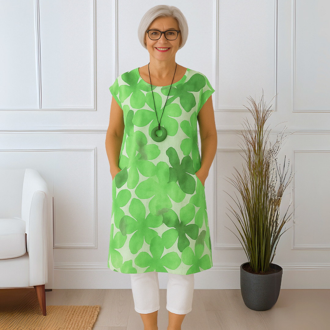 Elegant Round Neck Dress