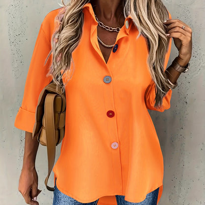 Elegant Button-Front Blouse