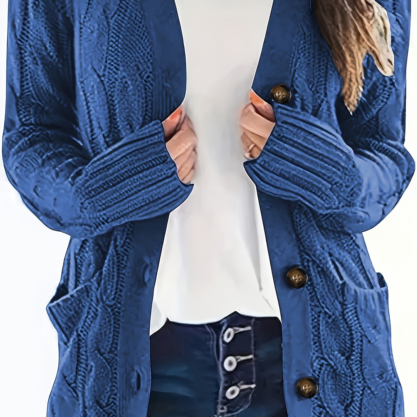 Vintage Cable Stitch Cardigan
