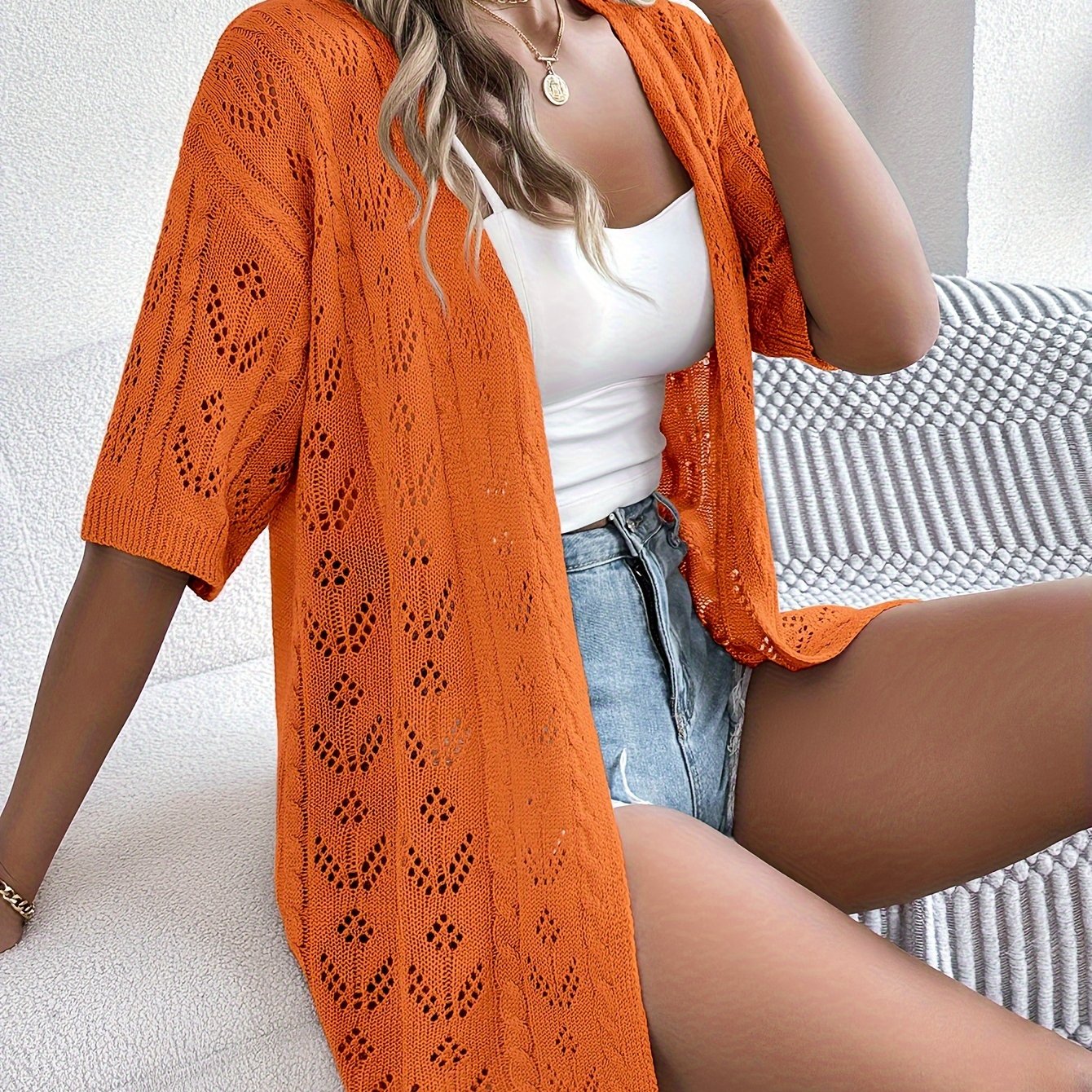 Lightweight Lace Cardigan