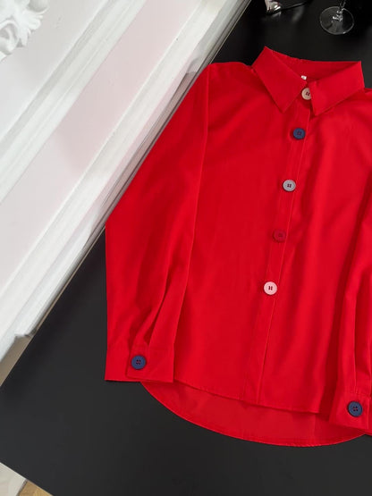 Elegant Button-Front Blouse
