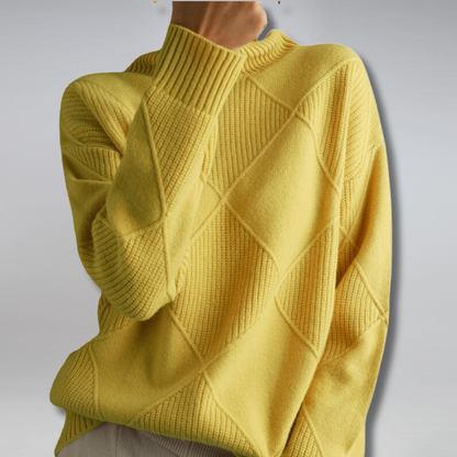 Diamond Knit Pullover