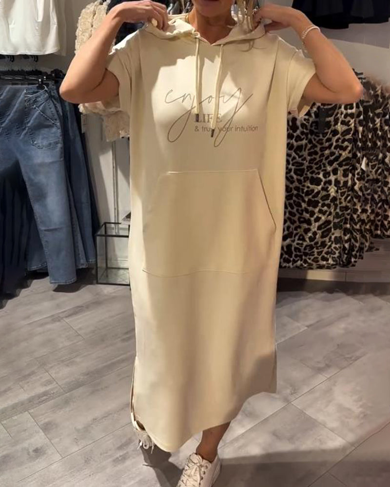 Casual Hoodie Dress