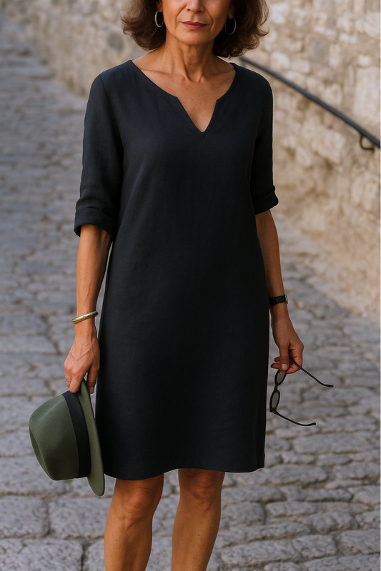 Elegant V-neck Dress