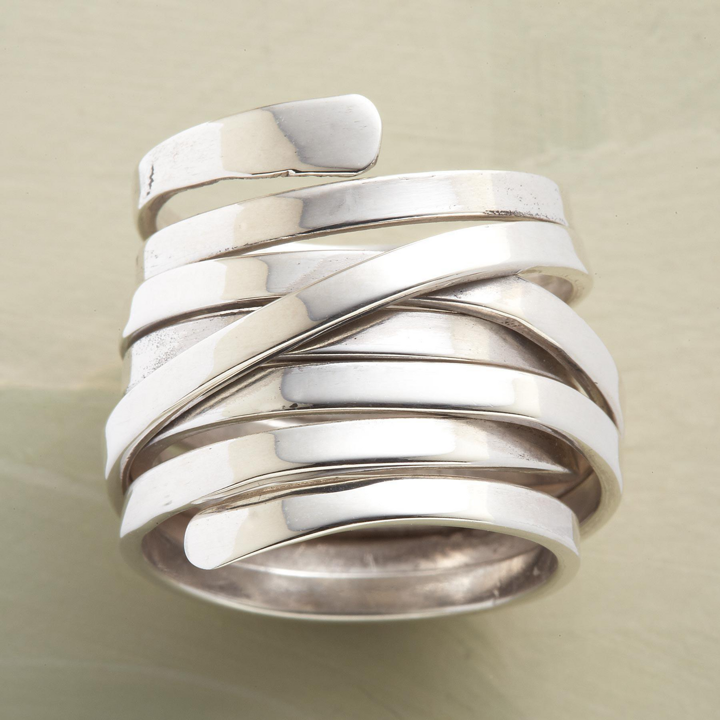 Annika – Vintage Thick Layer Silver Ring