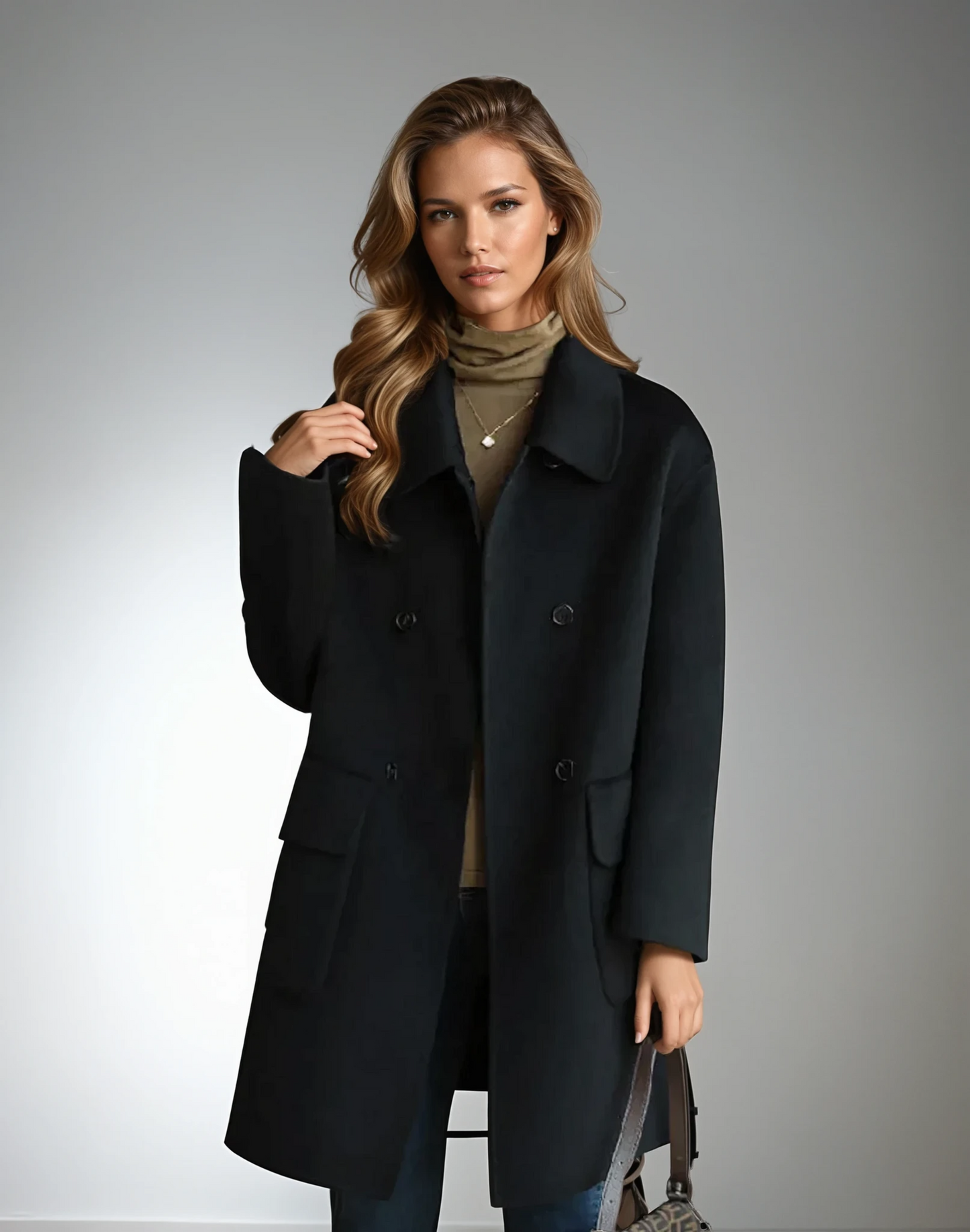 Chic Wool-Blend Coat