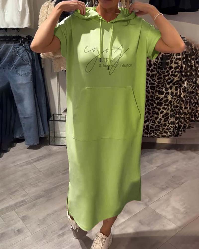 Casual Hoodie Dress